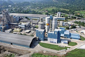 Birds eye view of the new CMS grinding plant