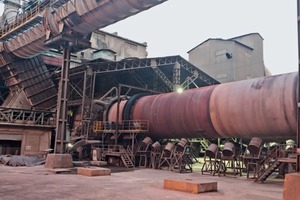 Donghae kiln line waiting for the ETA cooler