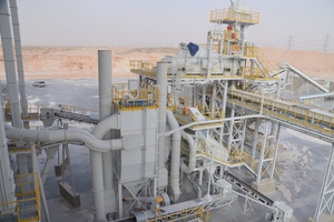 De-dusting solution for a dry mortar plant in Saudi Arabia