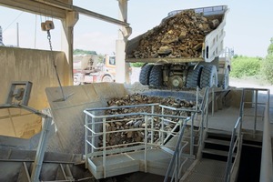 7 Off highway truck delivers mined minerals