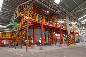 1 Cruz Azul required an entire line to flexibly bag, palletise and package the different types of tile mortar