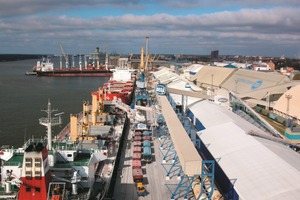 The stevedoring company Bega in Klaipeda/Lithuania