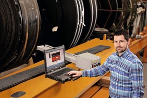 “The monitoring system Conti MultiProtect helps to detect damage such as longitudinal slitting or splice faults on the conveyor belt at an early stage during operation and repair the damage in good time. This helps us to avoid extended downtimes,” explains ContiTech application engineer Patrick Raffler