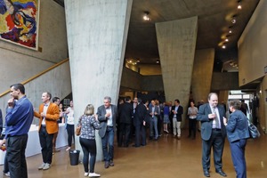 The breaks were used for intensive discussion