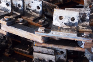 The block link chains after their removal