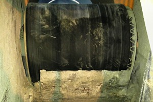 6 The prior blade got encrusted with material, degrading performance and accumulating build-up