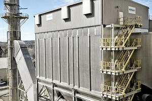 3 The Scheuch emc filter for the National Cement Company in Ragland, Alabama, comfortably meets the stringent new limit values prescribed by law
