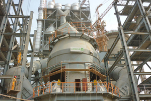A Loesche mill type LM 56.4 in Tahamah/Saudi Arabia