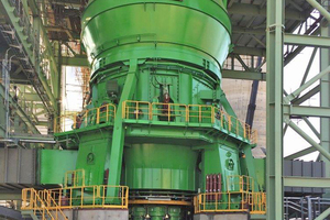 1 The largest Loesche LM 72.4+4 CS mill at the Hub cement plant, Pakistan