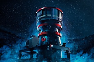 The new Sandvik CS550 cone crusher