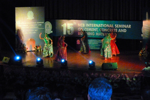 Scene from a dance featured in the cultural programme