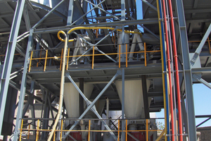 Installation of four Pfister TRW-S rotor weighfeeders