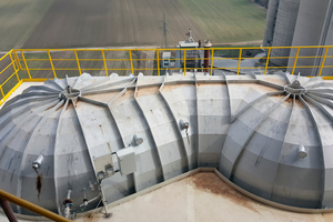 Top view of the calciner (PCC) in Mannersdorf