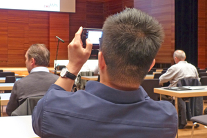 6 The topics met with great interest from the audience