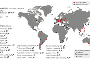 2 The company is represented worldwide