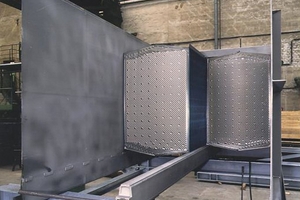 3 The heat exchanger packs with 760 mm depth and 1060 mm width are often positioned in rows of two next to each other in the containers