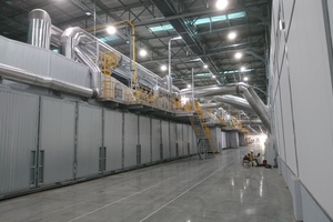 16 State-of-the-art wallboard dryer