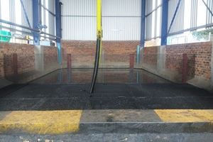 1 Hydrocarbon waste storage at the blending platform facility