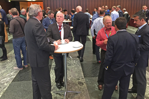 1 During the breaks, the attendees discussed the talks