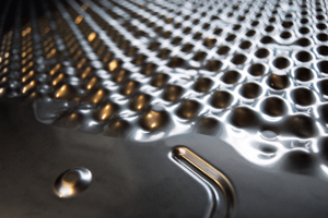 4 The plate corrugation optimizes the heat transfer to the raw gas