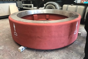 1 Vertical cement mil roller tyre for Briska cement plant, Algeria