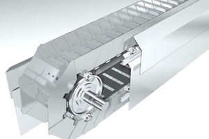 1 The belt apron conveyor ensures safe and efficient transportation of hot materials such as cement clinker