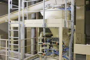 1 ISS Schüttguttechnik has planned and realised the new stucco supply together with Knauf Engineering