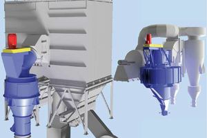 Upgrade with ICS or ICV high efficiency separator and cyclone separation