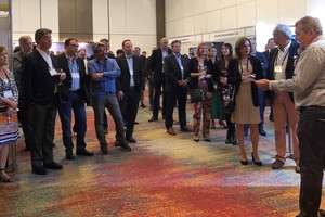 1 ILA-President Paul Ellis welcomed his colleagues from the international lime industry just as warmly as he greeted the suppliers to the industry