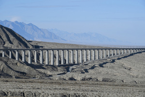 High-speed rail network in Xinjiang Province