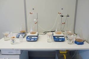 1 The Chapelle test set-up in the laboratory