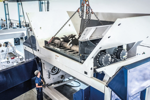 With the new FX fast exchange system of the Atlas 5500 the entire cutting system can be completely exchanged in under an hour