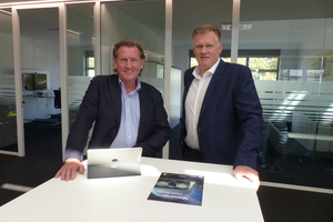 Klaus Röpke (left), CEO, and Stefan Sasse, COO, informed us about the M-Group’s development and their latest innovation, the Quadriga system