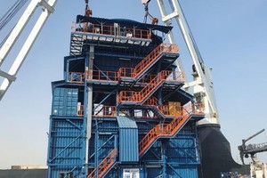 1 and 2 Commissioning of the new InterHop at the Terminal Vraquier in Abidjan/Ivory Coast