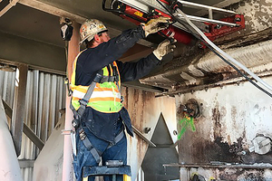 3 New technology allows air cannons to be installed and serviced without a process shutdown