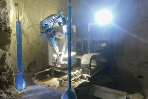1 Quadriga configuration for the lining demolition mode