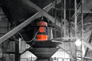 Rotary vibrators supply energy best suited to moving fine, dry materials