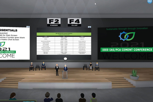 1 View into the Cement Auditorium