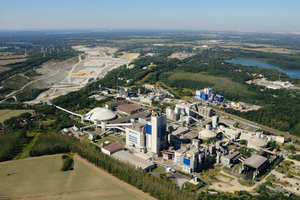 The Cemex cement plant near Rüdersdorf/Germany
