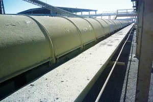 5 This cable tray blocks access for efficiently replacing idlers