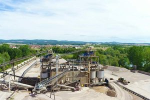 1 The Immelborn gravel plant of Cemex Kies & Splitt GmbH in Thuringia