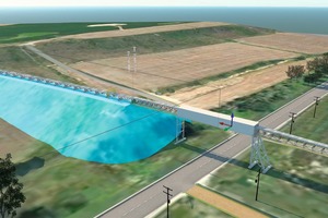 3 3D model of terrain and conveyor: Earthworks (cut & fill) or steelwork structures can be quickly and precisely balanced against each other in terms of drawings and calculations