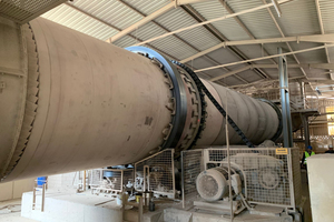 Replacement of a rotary dryer