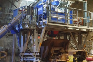 1 Logistical precision and careful planning were required to install the BHS twin-shaft batch mixer