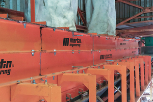 5 The new loading zone featured a sealing system that mitigated spillage and dust supported by dust bags