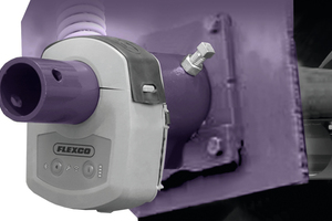 2 The Elevate units are attached to the conveyor belt scrapers