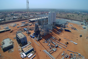 10 6000 t/d cement grinding plant in West Africa