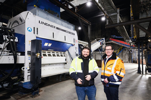 2 Daniel Vermeulen (left), Technical Operations Manager at Pader Entsorgung, and Andreas Malinowski (right), Managing Director at Pader Entsorgung, count on the reliability and superior output performance of Lindner’s Komet Series, which they have been using to produce high-calorific solid recovered fuels (SRF) since 2013
