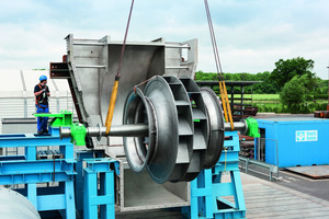 2 M-Series fan in large-scale testing facility