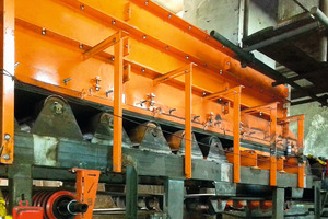 3 Outer chute supports are provided in standard lengths and cut shorter or narrower on-site as needed